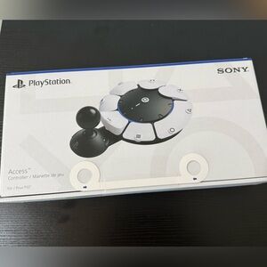 Sony PlayStation Access Controller in Black and White